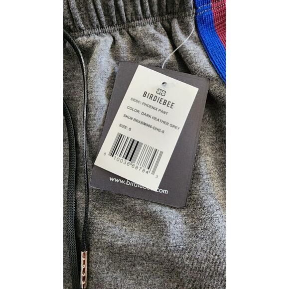 Birdiebee Phoenix Rainbow Sweatpants Joggers Gray Super Soft Small NWT - Picture 3 of 6